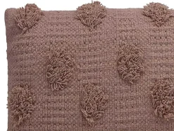 Conjunto De 2 Almofadas 100% Algodao Tufado De 30 X 50 Cm Cor-De-Rosa Velho - Jadel