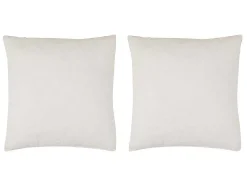 Conjunto De 2 Almofadas Floridas Em Algodao 45 X 45 Cm Multicolor - Bariola