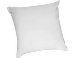 Conjunto De 2 Almofadas Memória De Forma Memofill 60 X 60 Cm Percal De Algodao 91 Fios/Cm 750 G Branco - Auxence