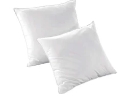 Conjunto De 2 Almofadas Recicladas De 60 X 60 Cm Da Dreamea Com Capa 100% Microfibra - Rosa
