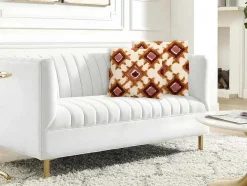 Conjunto De 2 Almofadas Tufadas 45 X 45 Cm Algodao Multicolor - Magna