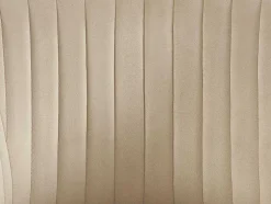 Conjunto De 6 Cadeiras Com Apoios De Braco Em Veludo E Metal Dourado, Cor Bege - Zaova De Pascal Morabito