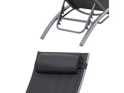 Conjunto De 2 Cadeiras De Conves Galapagos Em Têxtileno Cinzento - Aluminio Cinzento