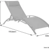 Conjunto De 2 Cadeiras De Conves Galapagos Verde Têxtilene - Aluminio Branco