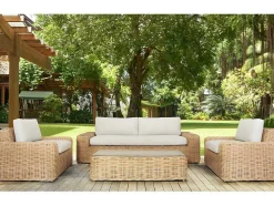Conjunto De 2 Cadeiroes De Jardim Em Resina Entrelacada - Obidos