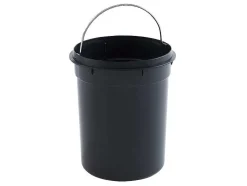 Conjunto De 2 Caixotes Do Lixo Com Pedal Em Inox De 30 L E 3 L Cor Branco E Dourado - Pira