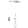 Conjunto De Duche Encastravel Com Torneira Misturadora Mecanica Cor Niquel Escovado - Tocantis