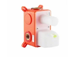 Conjunto De Duche Encastravel Com Torneira Misturadora Mecanica Cor Niquel Escovado - Tocantis