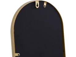 Conjunto De 3 Espelhos Ovais Em Metal De L.23 X A.120 Cm Cor Dourado - Jaylen