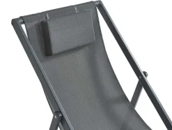 Conjunto De 2 Espreguiçadeiras Chilenas Aluminio Antracite - Anilio De Mylia