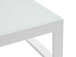 Conjunto De Jardim Em Aluminio: Mesa De Centro E Sofá De Canto Levadico, 6 Lugares Cinzento - Palaos Ii