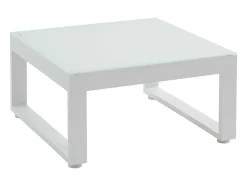 Conjunto De Jardim Em Aluminio: Mesa De Centro E Sofá De Canto Levadico, 6 Lugares Cinzento - Palaos Ii