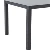 Conjunto De Jardim Em Aluminio, Uma Mesa C. 150 Cm E 6 Cadeiroes, Cinzento Antracite - Jolane
