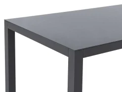 Conjunto De Jardim Em Aluminio, Uma Mesa C. 150 Cm E 6 Cadeiroes, Cinzento Antracite - Jolane