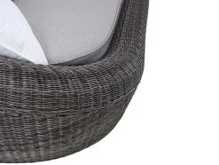 Conjunto De Jardim Em Resina Entrancada: Sofá, 2 Cadeiroes E Mesa De Centro - Whiteheaven