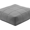 Conjunto De Lazer De Jardim Modular 5 Lugares Em Tecido, 3 Cadeiroes, 1 Sofá De Canto, 1 Pufe E Uma Mesa De Centro Antracite - Livai De Mylia