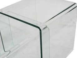 Conjunto De 3 Mesas De Centro De Encaixar Minka - Vidro Temperado