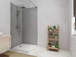 Conjunto De 2 Paineis De Parede De Casa De Banho Com Perfis Incluidos De 2X L. 90 X A. 210 Cm