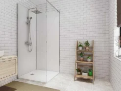 Conjunto De 2 Paineis De Parede De Casa De Banho Com Perfis Incluidos De 2X L. 90 X A. 210 Cm