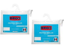 Conjunto De 2 Protetores De Almofada Dodo Absorventes De 60X60 Cm - Ultra Conforto