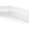 Conjunto De 3 RodaPés Em Polistireno C290 X A15 Cm Branco - Radeno