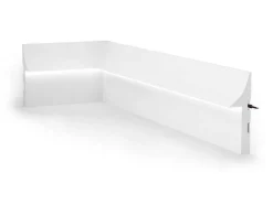 Conjunto De 3 RodaPés Em Polistireno C290 X A15 Cm Branco - Radeno