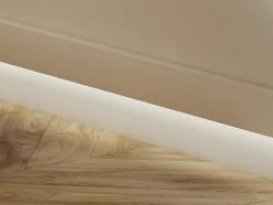 Conjunto De 3 RodaPés Em Polistireno C290 X A5 Cm Branco - Ardeo