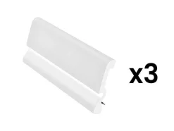 Conjunto De 3 RodaPés Em Polistireno C290 X A10 Cm Branco - Coreo
