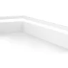 Conjunto De 3 RodaPés Em Polistireno C290 X A12 Cm Branco - Ateno