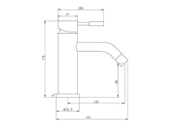Conjunto De 2 Torneiras Misturadoras Mecanicas Arredondadas Inox Cor Niquel Escovado A17 Cm - Salavan