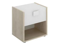 Conjunto Quarto Completo Cama 90 X 190 Cm + Mesa De Cabeceira + Guarda-Roupa - Sonia
