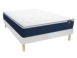 Conjunto Sommier + Colchão De Molas Ensacadas E Sobrecolchão Integrado 120X190 Cm - Altier Da Dreamea