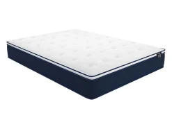 Conjunto Sommier + Colchão De Molas Ensacadas E Sobrecolchão Integrado 120X190 Cm - Altier Da Dreamea