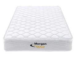 Conjunto Sommier + Colchão De Molas 90X200 Cm - Wolkenlos Da Morgengold