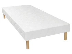 Conjunto Sommier + Colchão De Molas 90X200 Cm - Wolkenlos Da Morgengold