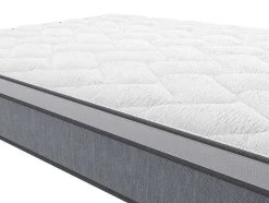 Conjunto Sommier + Colchão De Molas Ensacadas Esp. 22 Cm Serenite Da Ysmee - 90X200 Cm