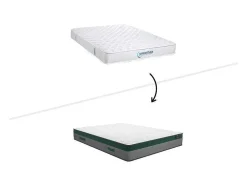 Conjunto Sommier + Colchão De Molas Ensacadas Prestige Da Dreamea 140 X 190 Cm