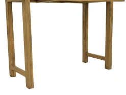 Consola Com 3 Gavetas Em Teca Cor Natural - Wekea