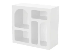 Consola Com 5 Nichos Branco - Luela