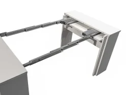 Consola Mesa Extensivel 12 Lugares, 6 Extensoes, Branco - Onega