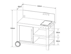 Cook'In Garden - Aparador Para Chapa Nova Xl
