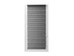 Cortina Enrolavel Dia/Noite Em Poliester - 60 X 180 Cm - Cinza - Barili