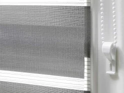 Cortina Enrolavel Dia/Noite Em Poliester - 60 X 180 Cm - Cinza - Barili