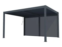Cortina Retratil Para Pérgola Bioclimatica L3,67 X A2,05 M - Viadana
