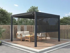Cortina Retratil Para Pérgola Bioclimatica L2,78 X A2,05 M - Viadana
