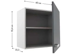 Cozinha Completa De Canto, 13 Elementos De Arrumação, Cinzento E Branco - Trattoria
