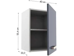 Cozinha Completa De 240 Cm Com 8 Compartimentos De Arrumação Cor Cinza E Branco - Trattoria