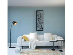 Decoração Metalica Arvore 29, Preto, 40X1,5X115 Cm, Epikasa
