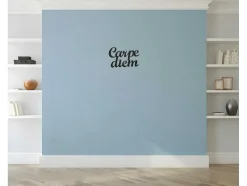 Decoração Metalica Carpediem, Preto, 50X1,5X38 Cm, Epikasa