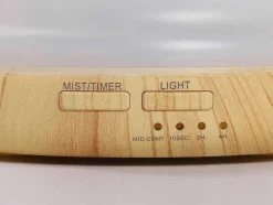 Diffuseur D'Aromes Ultrasonique 12W Avec Led En Bois Jaune